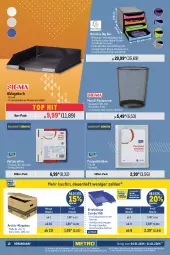 Gazetka promocyjna Metro - Office Spezial - Gazetka - ważna od 31.01 do 31.01.2024 - strona 10 - produkty: auer, Beba, beko, brie, din a4, eis, ente, flasche, Flinke Flasche, Holz, Klappbox, kleber, korb, papier, preisvorteil, prospekthüllen, reifen, reis, reiss, ring, Roller, rwe, stifte, tesa, Ti