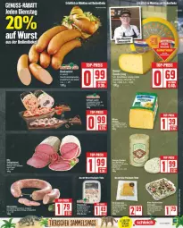 Gazetka promocyjna Edeka - Prospekte - Gazetka - ważna od 31.08 do 31.08.2024 - strona 5 - produkty: Amber, bockwurst, eis, elle, fleisch, fleischsalat, gouda, gouda jung, mac, reis, Ria, salat, tee, Ti, tisch, top-preis, wurst