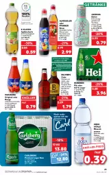 Gazetka promocyjna Kaufland - Gazetka - ważna od 01.06 do 01.06.2022 - strona 25 - produkty: almdudler, angebot, angebote, apfel, Apfelschorle, aqua, Birnen, carlsberg, cider, decke, Deckel, eis, eistee, elle, fleisch, frucht, fruchtfleisch, getränk, getränke, gin, heineken, limo, limonade, mac, mit frucht, natur, orangina, pfanne, Pfanner, pfirsich, pils, rel, rouge, schorle, sirup, tee, Ti, tisch, vita, wasser, wein