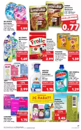Gazetka promocyjna Kaufland - Gazetka - ważna od 01.06 do 01.06.2022 - strona 27 - produkty: adventuros, Air Wick, airwick, allzweckreiniger, angebot, angebote, Bad, beutel, Brei, carefree, coupon, coupons, eis, feuchttücher, frolic, Geflügel, hipp, hundenahrung, hundesnack, lamm, lufterfrischer, Meister, meister proper, minze, natur, pastete, pedigree, purina, reiniger, Reinigung, rind, saft, slip, slipeinlagen, snack, Ti, tücher, wc frisch, wc-reiniger, weck, WICK