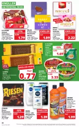 Gazetka promocyjna Kaufland - Gazetka - ważna od 01.06 do 01.06.2022 - strona 38 - produkty: angebot, beutel, bonbons, butter, butterkeks, Cashew, cashewkerne, creme, dusche, eis, frucht, fruchtgummi, fruchtgummis, hafer, haferflocken, haribo, karamell, keks, kekse, küche, Küchen, leibniz, merci, milka, nivea, pflegedusche, power-gel, salz, schoko, schokolade, schokoladen, storck, Ti, topf, ZTE