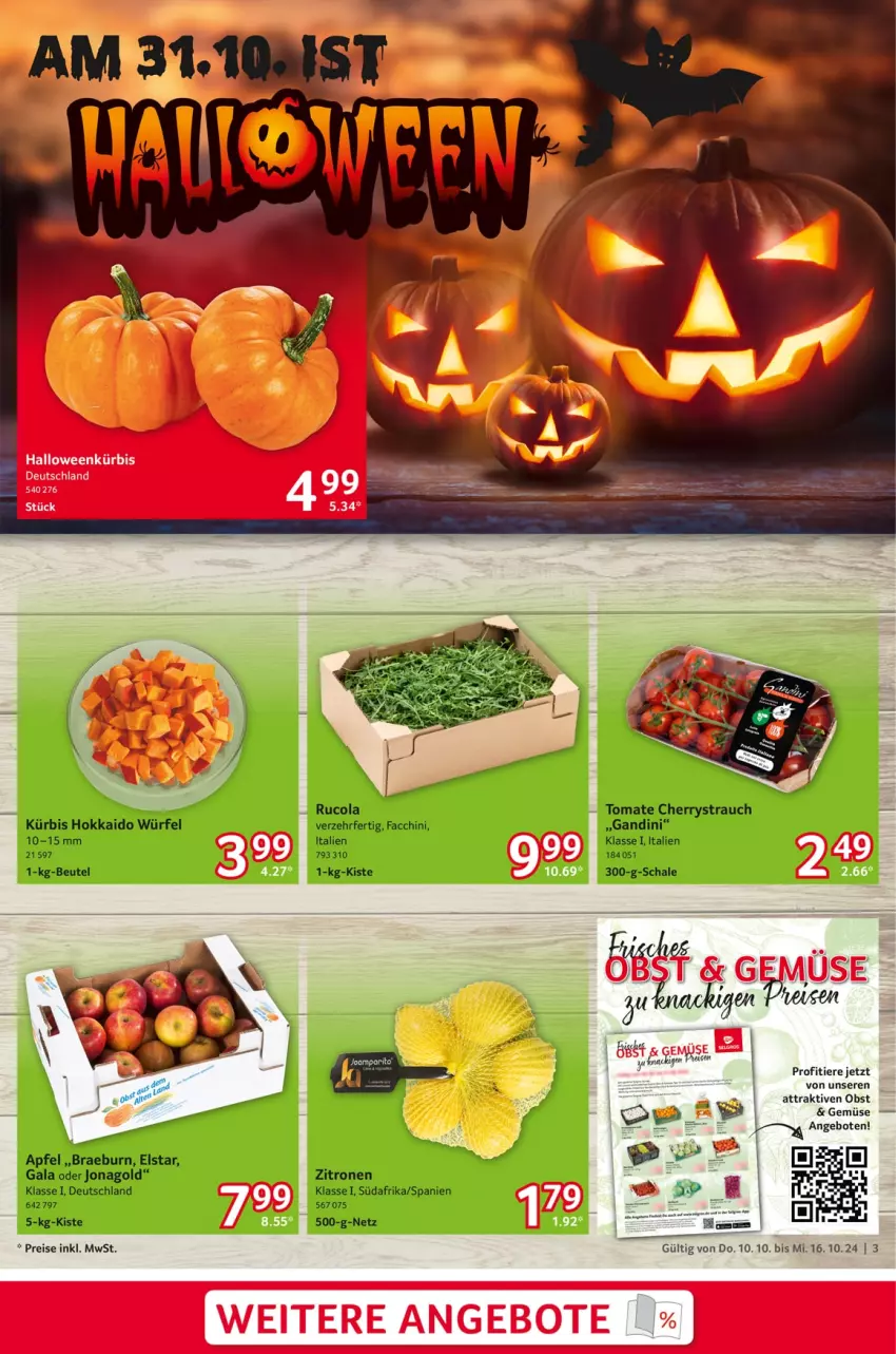 Aktueller Prospekt Selgros - Food - von 10.10 bis 16.10.2024 - strona 3 - produkty: angebot, angebote, eis, Kürbis, obst, reis, Ti, Tiere