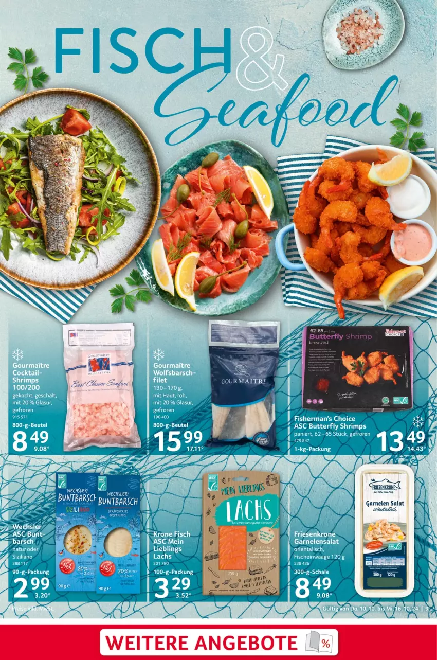 Aktueller Prospekt Selgros - Food - von 10.10 bis 16.10.2024 - strona 9 - produkty: angebot, angebote, garnelen, olsen, rel, salat