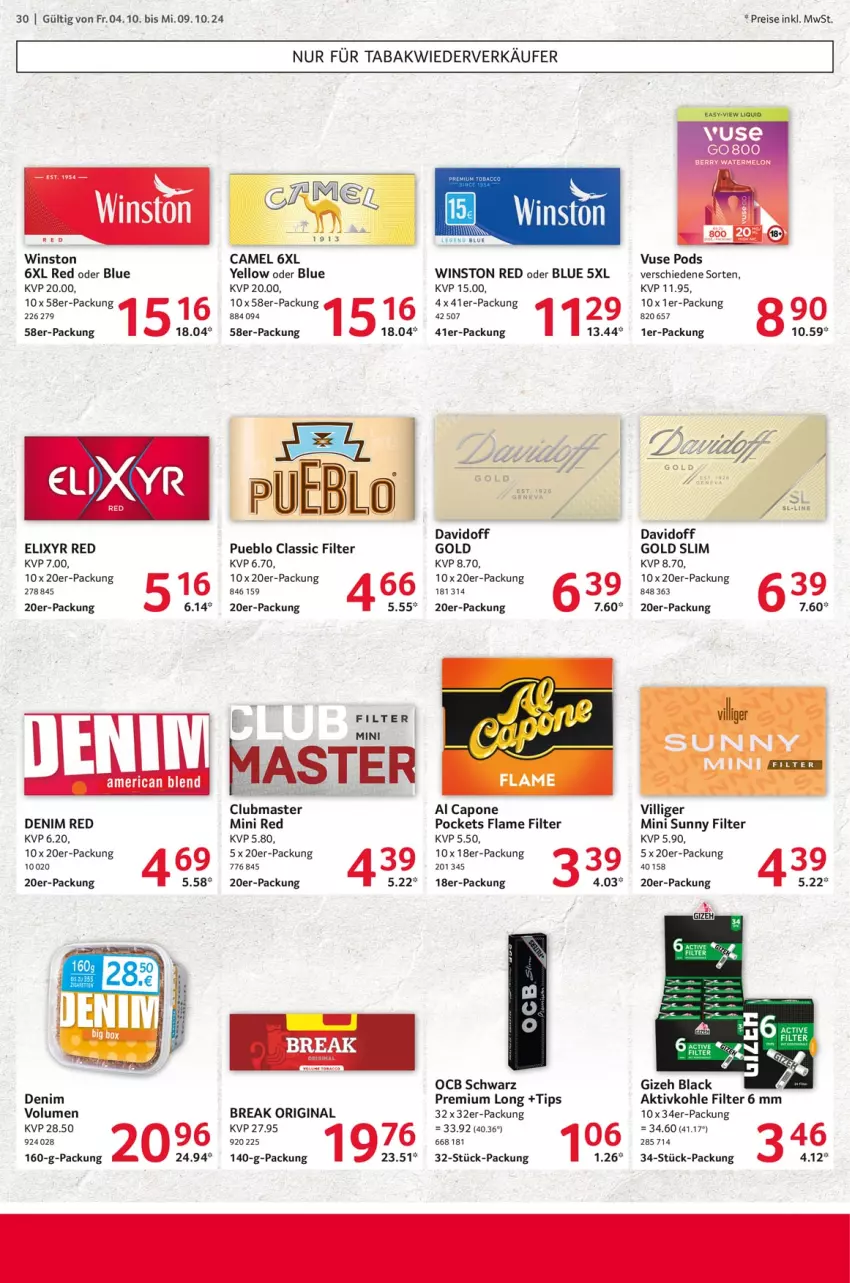 Aktueller Prospekt Selgros - Food - von 04.10 bis 09.10.2024 - strona 30 - produkty: Cap, davidoff, eis, gin, lack, Pods, reis, Ti