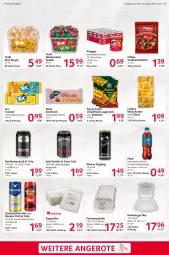 Gazetka promocyjna Selgros - Food - Gazetka - ważna od 09.10 do 09.10.2024 - strona 29 - produkty: alkohol, angebot, angebote, beutel, burger, butter, chips, chipsfrisch, cola, cracker, eis, elle, ente, flasche, Funny Frisch, getränk, gin, Gorbatschow, hamburger, Havana Club, jack daniel, jack daniels, kleiner feigling, leibniz, leine, Mixgetränk, pepsi, pommes, pringles, reis, ring, rum, salz, sandwich, Schal, Schale, Serum, studentenfutter, teller, Ti, trolli, tuc, wasa