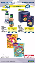 Gazetka promocyjna Metro - Wochen-Angebote - Gazetka - ważna od 03.01 do 03.01.2026 - strona 11 - produkty: angebot, barilla, beutel, eis, erdnüsse, flasche, knorr, pasta, reis, sauce, saucen, schlemmersauce, schlemmersaucen, Ti