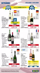 Gazetka promocyjna Metro - Wochen-Angebote - Gazetka - ważna od 03.01 do 03.01.2026 - strona 15 - produkty: angebot, brut, brut dargent, chardonnay, coupon, cuvée, de blancs, doppio passo, elle, ente, flasche, freixenet, frucht, früchte, früchten, fürst von metternich, getränk, getränke, henkel, henkell, henkell sekt, Holz, honig, kräuter, kräutern, Mett, metternich, Palette, passo, perla, pfirsich, primitivo, riesling, sekt, Ti, valdo, wein, weine