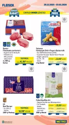 Gazetka promocyjna Metro - Wochen-Angebote - Gazetka - ważna od 03.01 do 03.01.2026 - strona 4 - produkty: beef, beutel, brustfilet, burger, butter, buttermilch, eintöpfe, eis, filet, filets, fleisch, gewürz, hähnchenbrust, hähnchenbrustfilet, Metro, milch, reifen, reis, rind, rinder, rinderfilet, salomon, sandwich, steak, steaks, Ti, tiefpreis