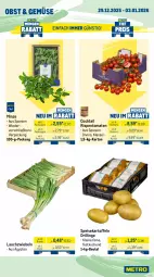 Gazetka promocyjna Metro - Wochen-Angebote - Gazetka - ważna od 03.01 do 03.01.2026 - strona 8 - produkty: beutel, cocktail, eis, kartoffel, kartoffeln, Lauchzwiebel, lauchzwiebeln, leine, minze, obst, rispentomaten, speisekartoffeln, Ti, tomate, tomaten, zwiebel, zwiebeln