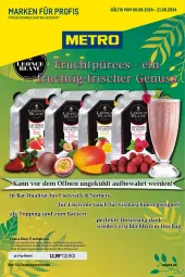 Gazetka promocyjna Metro - Starke Marken Profi - Gazetka - ważna od 21.08 do 21.08.2024 - strona 1 - produkty: beutel, cocktail, cocktails, dessert, desserts, eis, frucht, mac, Metro, mousse, obst, püree, Sorbet, Ti