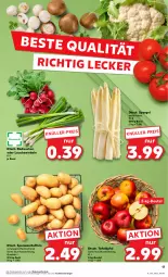 Gazetka promocyjna Kaufland - Prospekt - Gazetka - ważna od 24.04 do 24.04.2024 - strona 17 - produkty: angebot, angebote, beutel, eis, kartoffel, kartoffeln, Lauchzwiebel, lauchzwiebeln, radieschen, sac, spargel, speisekartoffeln, tafeläpfel, Ti, zwiebel, zwiebeln