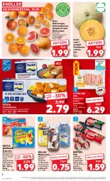 Gazetka promocyjna Kaufland - Prospekt - Gazetka - ważna od 24.04 do 24.04.2024 - strona 2 - produkty: Alaska-Seelachs, angebot, babybel, Blutorange, eis, filet, filets, fisch, fischstäbchen, frosta, getränk, gin, grapefruit, Käse, lachs, mandarine, mandarinen, melone, milch, Müller, müllermilch, natur, nestlé, nestlé schöller, nuss, orange, orangen, purland, saft, Saftorangen, sandwich, schnittkäse, Schöller, Ti, ZTE