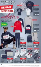 Gazetka promocyjna Kaufland - Prospekt - Gazetka - ważna od 24.04 do 24.04.2024 - strona 42 - produkty: angebot, angebote, Bau, baumwolle, gin, herren-t-shirt, leggings, Pullover, shirt, shorts, sneaker, socken, sweatshorts, T-Shirt, Ti, wolle, ZTE