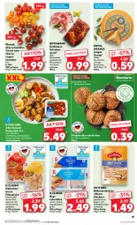 Gazetka promocyjna Kaufland - Prospekt - Gazetka - ważna od 24.04 do 24.04.2024 - strona 45 - produkty: angebot, angebote, Bau, braten, brötchen, brustfilet, buch, cherrytomaten, chili, eis, filet, filets, geback, Geflügel, gewürz, gouda, gulasch, gutfried, hähnchenbrust, hähnchenbrustfilet, Holz, Käse, korn, leberkäs, leberkäse, mac, mehl, mit paprika, Ofen, orange, paprika, purland, rispentomaten, rohschinken, salz, schinken, schinkenspeck, schwein, Speck, Ti, tomate, tomaten, wein, zwiebel, zwiebeln