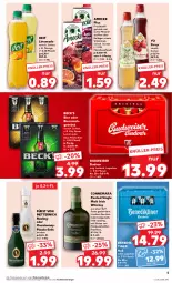 Gazetka promocyjna Kaufland - Prospekt - Gazetka - ważna od 24.04 do 24.04.2024 - strona 5 - produkty: alkohol, amecke, angebot, angebote, beck's, Benediktiner, bier, budweiser, chardonnay, deit, eis, elle, flasche, frucht, früchte, früchten, fruchtsaft, fruchtsaftgetränk, fürst von metternich, getränk, honig, irish whiskey, Kollagen, Lagerbier, limo, limonade, malz, Mett, metternich, orange, pils, Rauch, riesling, saft, sekt, single malt, sirup, Ti, vita, Vitamine, whiskey, Yo