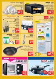 Gazetka promocyjna Marktkauf - Prospekt - Gazetka - ważna od 25.10 do 25.10.2025 - strona 35 - produkty: Becher, beleuchtung, brot, decke, Deckel, discount, edelstahl, eier, eis, elle, ente, fackelmann, Frühstücksteller, herdarten, kaffee, Kocher, kraft, led-beleuchtung, medion, Messbecher, messer, mikrowelle, Mode, nudel, Ofen, pfanne, pizza, Pizzaofen, reis, rel, Schal, severin, Signal, Speiseteller, spülmaschinen, suppe, suppen, tasse, teller, Ti, timer, uhr, wok