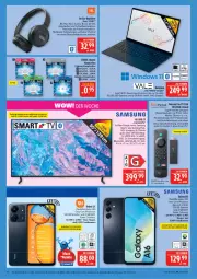 Gazetka promocyjna Marktkauf - Prospekt - Gazetka - ważna od 25.10 do 25.10.2025 - strona 38 - produkty: akku, alexa, deka, deo, disney, eis, elle, fernbedienung, fernseher, frontkamera, HD Graphics, HDMI, Intel, jbl, kamera, kopfhörer, netflix, notebook, Nuance, quad, quad-core-prozessor, reis, Samsung, samsung galaxy, Samsung Galaxy A, schnellladefunktion, ssd, SSD-Speicher, telefon, Ti, uhd, UHD-TV, usb