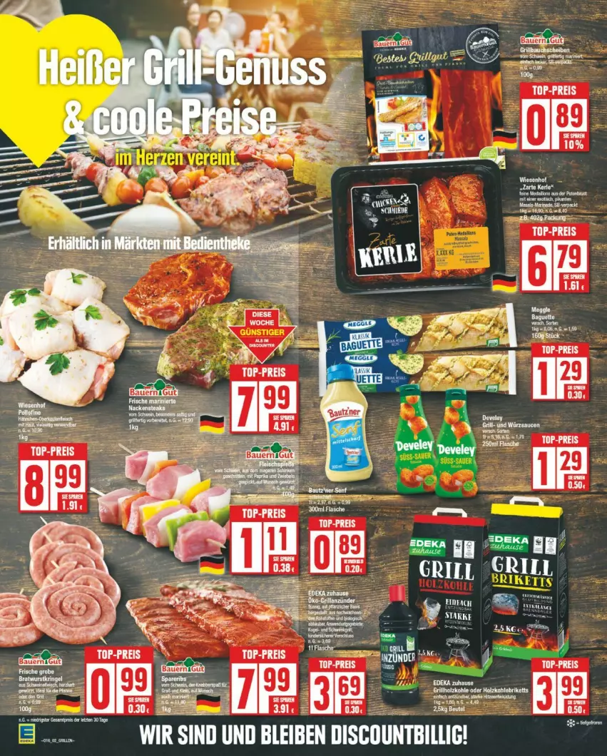 Aktueller Prospekt Edeka - Prospekte - von 15.04 bis 20.04.2024 - strona 2 - produkty: eis, grill, reis, Ti, top-preis