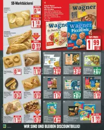 Gazetka promocyjna Edeka - Prospekte - Gazetka - ważna od 20.04 do 20.04.2024 - strona 8 - produkty: blätterteig, brezel, brötchen, ciabatta, eier, eis, gin, käfer, Käse, langnese, Laugenstange, nuss, original wagner, pizza, reis, salami, sim, tee, Ti, tomate, top-preis, wagner, würstchen