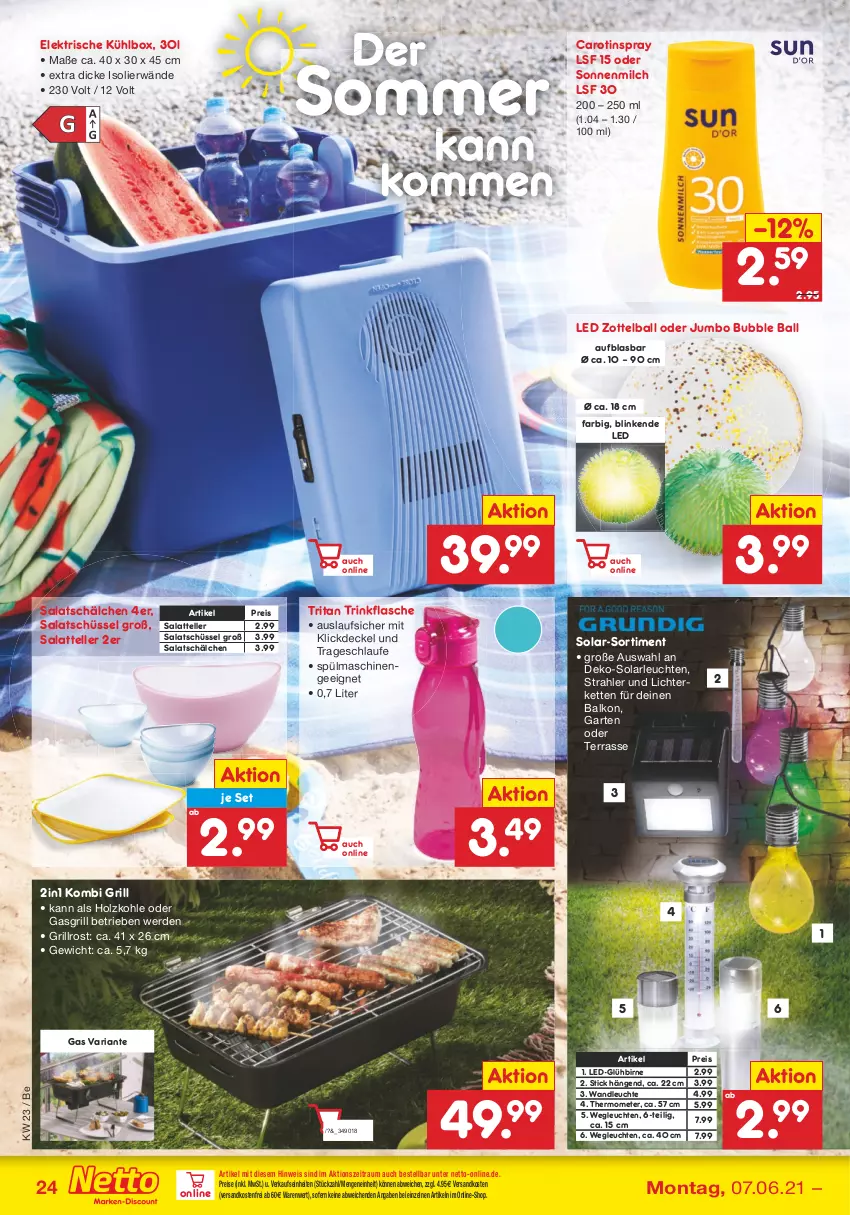 Aktueller Prospekt Netto Marken-Discount - Filial Angebote - von 07.06 bis 12.06.2021 - strona 24