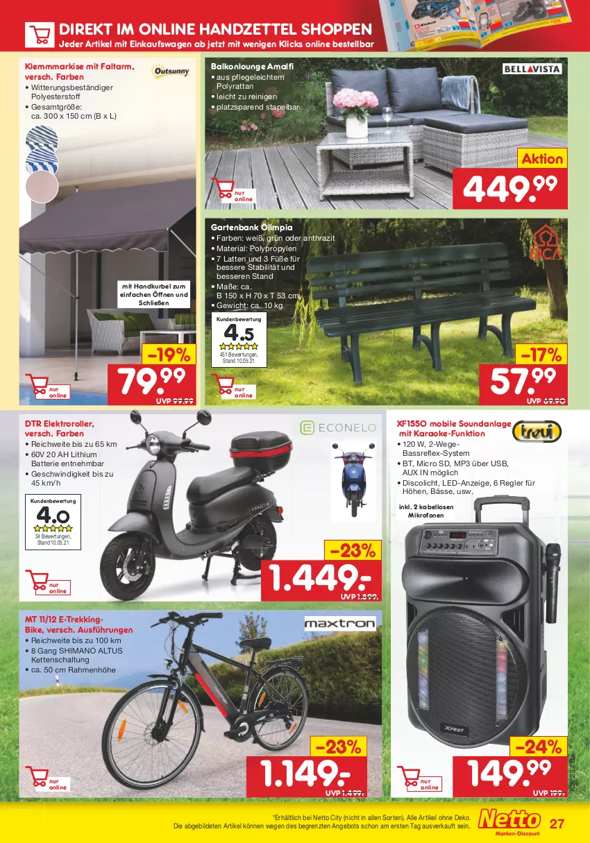 Aktueller Prospekt Netto Marken-Discount - Filial Angebote - von 07.06 bis 12.06.2021 - strona 27