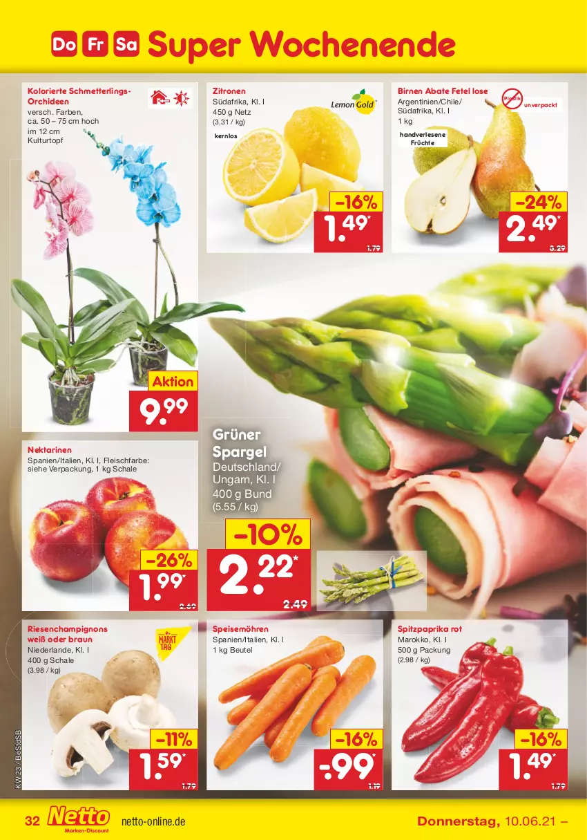 Aktueller Prospekt Netto Marken-Discount - Filial Angebote - von 07.06 bis 12.06.2021 - strona 32