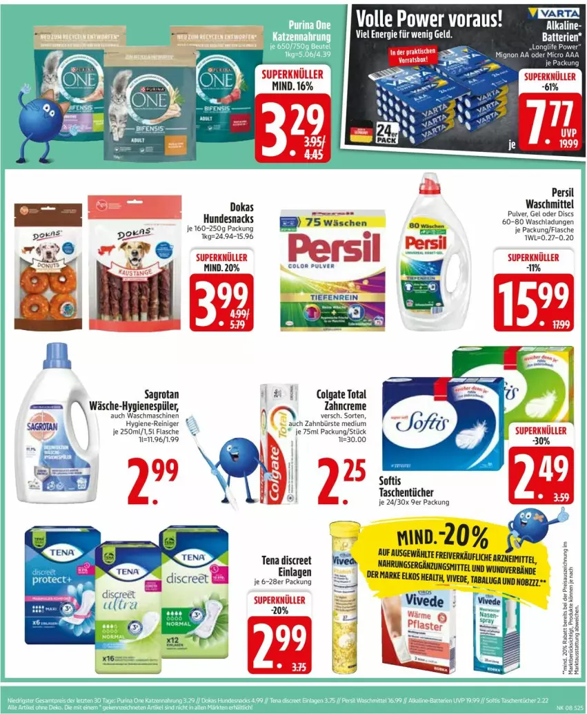 Aktueller Prospekt Edeka - Prospekte - von 17.02 bis 22.02.2025 - strona 25 - produkty: bürste, colgate, colgate total, creme, Discreet, elkos, flasche, hundesnack, hundesnacks, hygiene-reiniger, hygienespüler, LG, longlife, persil, reiniger, sagrotan, snack, snacks, Tasche, taschen, taschentücher, Ti, tisch, tücher, waschmaschine, waschmaschinen, waschmittel, zahnbürste, zahncreme