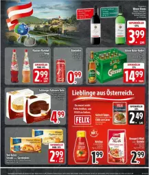 Gazetka promocyjna Edeka - Prospekte - Gazetka - ważna od 22.02 do 22.02.2025 - strona 21 - produkty: aperitif, auer, bett, blauer zweigelt, eis, ente, felix, gin, gösser, gulasch, Käse, Mautner, müsli, natur, pasta, sirup, suppe, Ti, vorspeise, Zweigelt