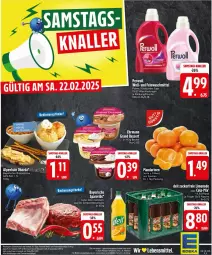 Gazetka promocyjna Edeka - Prospekte - Gazetka - ważna od 22.02 do 22.02.2025 - strona 28 - produkty: Alpenhain, brot, Cap, deit, dessert, ehrmann, Ehrmann Grand Dessert, eis, feinwaschmittel, Käse, limo, limonade, mandarine, mandarinen, obazda, perwoll, reis, schwein, schweine, spareribs, Ti, waschmittel, wein, weine, ZTE, zucker