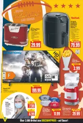 Gazetka promocyjna E Center - Angebote der Woche - Gazetka - ważna od 12.02 do 12.02.2022 - strona 19 - produkty: brötchen, bügel, deka, ente, fritteuse, grill, grundig, HDMI, hot dog, Maske, medizinprodukt, Rauch, Ti, Tiere, timer, tuner, usb, würstchen