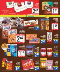 Gazetka promocyjna E Center - Angebote der Woche - Gazetka - ważna od 23.09 do 23.09.2023 - strona 11 - produkty: beutel, Blüte, bonbons, cola, creme, Croissant, debeukelaer, Dr. Oetker, eier, eis, ente, frucht, hafer, haferflocken, haselnuss, Haselnusscreme, kakao, Kinder, kölln, konfitüre, landliebe, lorenz, merci, milka, müsli, nuss, reis, Ricola, ritter, ritter sport, schoko, schokolade, snack, Sport, super-knüller, Ti, vita, vitalis, vitalis müsli, waffeln, ZTE, zucker