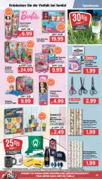 Gazetka promocyjna Famila - Prospekte - Gazetka - ważna od 06.08 do 06.08.2022 - strona 25 - produkty: Clin, decke, eis, elle, Geschenkpapier, lebensmittel, natur, papier, pool, Puppe, reis, Schere, spielwaren, teller, Ti, Tüte, zucker