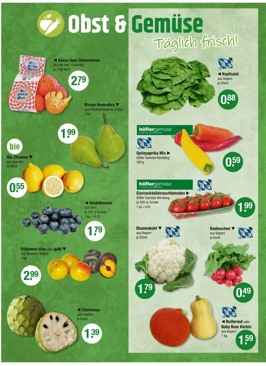 Aktueller Prospekt Vmarkt - Prospekte - von 02.10 bis 08.10.2025 - strona 4 - produkty: blume, blumen, blumenkohl, butter, cocktail, cocktails, eier, kopfsalat, Kürbis, paprika, paprika mix, radieschen, Rauch, salat, Schal, Schale, Spitzpaprika, strauchtomaten, tomate, tomaten