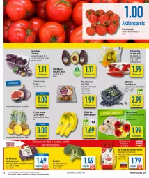 Gazetka promocyjna Diska - Prospekte - Gazetka - ważna od 27.08 do 27.08.2022 - strona 3 - produkty: aktionspreis, avocado, banane, bananen, beere, beeren, bio, brokkoli, burger, deka, edeka bio, eis, fisch, heidelbeere, heidelbeeren, kartoffel, kartoffeln, paprika, paprika rot, reis, rispentomaten, Schal, Schale, speisekartoffeln, Spitzpaprika, tafeltrauben, Ti, tiefpreis, tomate, tomaten, trauben