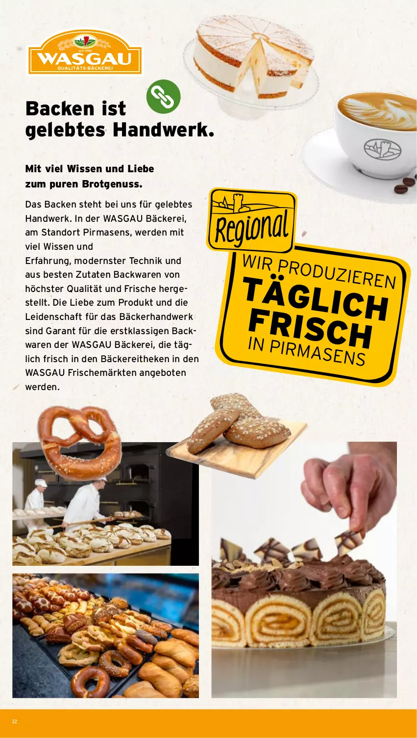 Aktueller Prospekt Wasgau - von 13.04 bis 18.04.2026 - strona 22 - produkty: angebot, angebote, backwaren, brot, erde, Mode, nuss