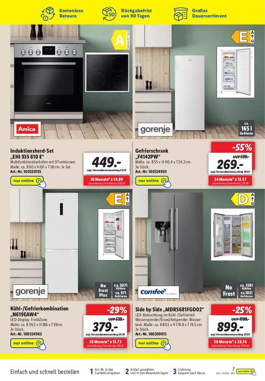 Aktueller Prospekt Lidl - Onlineshop-Highlights der Woche - von 25.09 bis 10.10.2021 - strona 7