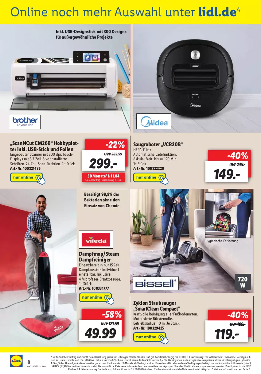 Aktueller Prospekt Lidl - Onlineshop-Highlights der Woche - von 25.09 bis 10.10.2021 - strona 8