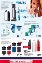 Gazetka promocyjna Selgros - Nonfood - Gazetka - ważna od 07.06 do 07.06.2023 - strona 9 - produkty: Becher, bio, brita, decke, Deckel, edelstahl, eis, flasche, glasflasche, Isoliertrinkbecher, leine, Maxtra, Mode, reis, rel, ring, Soda, Sprudel, Ti, tisch, trinkbecher, trinkflasche, wasser, wasserfilter, wassersprudler