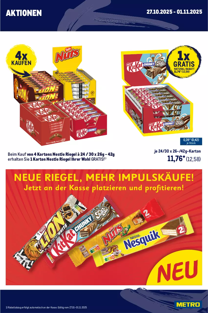 Aktueller Prospekt Metro - Wochen-Angebote Händler - von 27.10 bis 01.11.2025 - strona 3 - produkty: angebot, auto, beutel, eis, LG, mars, Metro, natur, natura, reis, riegel, snickers, Ti, tiefpreis, tisch