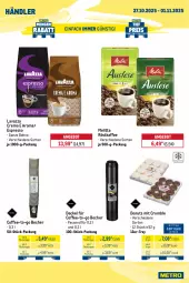 Gazetka promocyjna Metro - Wochen-Angebote Händler - Gazetka - ważna od 01.11 do 01.11.2025 - strona 8 - produkty: angebot, Becher, bohne, decke, Deckel, Donut, donuts, eis, espresso, kaffee, lavazza, melitta, reis, röstkaffee, rum, Ti