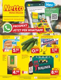 Gazetka promocyjna Netto Marken-Discount - Filial-Angebote - Gazetka - ważna od 05.11 do 05.11.2022 - strona 1 - produkty: angebot, angebote, asti, berliner, bestpreis, dallmayr, eis, gurke, gurken, kaffee, knoppers, ndk, pils, pilsener, pilsner, reis, riegel, Ti, wiener, wiener würstchen, würstchen, ZTE