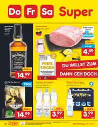 Gazetka promocyjna Netto Marken-Discount - Filial-Angebote - Gazetka - ważna od 05.11 do 05.11.2022 - strona 32 - produkty: Alwa, bestpreis, dvd, eis, flasche, gerolsteine, gerolsteiner, glasflasche, jack daniel, jack daniels, mineralwasser, ndk, reis, schwein, schweine, steiner, tennessee whiskey, Ti, wasser, wein, weine, whiskey