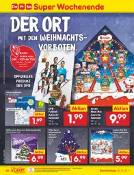 Gazetka promocyjna Netto Marken-Discount - Filial-Angebote - Gazetka - ważna od 05.11 do 05.11.2022 - strona 40 - produkty: Adventskalender, ball, bestpreis, eis, elle, ente, Fußball, Kinder, Kinder Maxi, milka, ndk, reis, ritter, ritter sport, rwe, schoko, schokolade, schokowürfel, Sport, telefon, Ti, uhr, würfel