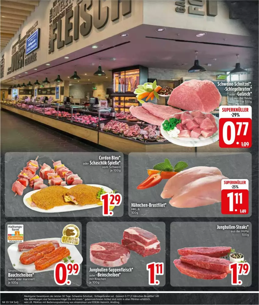 Aktueller Prospekt Edeka - Prospekte - von 13.01 bis 18.01.2025 - strona 16 - produkty: Bau, bauchscheiben, erde, Hefte, jungbullen, steak, steaks, Ti, ZTE