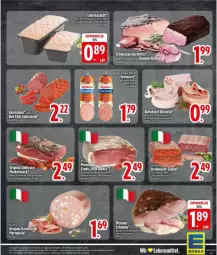 Gazetka promocyjna Edeka - Prospekte - Gazetka - ważna od 18.01 do 18.01.2025 - strona 17 - produkty: champignon, chili, Edelsalami, eis, fleisch, fleischwurst, gin, paprika, salami, Schal, Schale, schinken, schinkenfleischwurst, senf, Speck, südtiroler, tee, teewurst, Ti, Toner, wurst