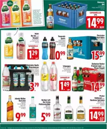 Gazetka promocyjna Edeka - Prospekte - Gazetka - ważna od 18.01 do 18.01.2025 - strona 24 - produkty: berliner, berliner luft, bio, budweiser, cin, eis, Elektro, flasche, getränk, haselnuss, johnnie walker, likör, magnesium, Maxlrainer, nuss, pfeffer, pfefferminzlikör, pils, pilsner, pilsner urquell, pircher, ring, schweppes, scotch, scotch whisky, Sport, tee, Ti, vita, volvic, whisky