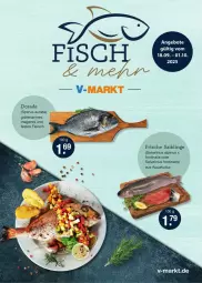 Gazetka promocyjna Vmarkt - Prospekte - Gazetka - ważna od 01.10 do 01.10.2025 - strona 1 - produkty: angebot, angebote, aqua, Dorade, eis, fleisch, Saibling, Ti