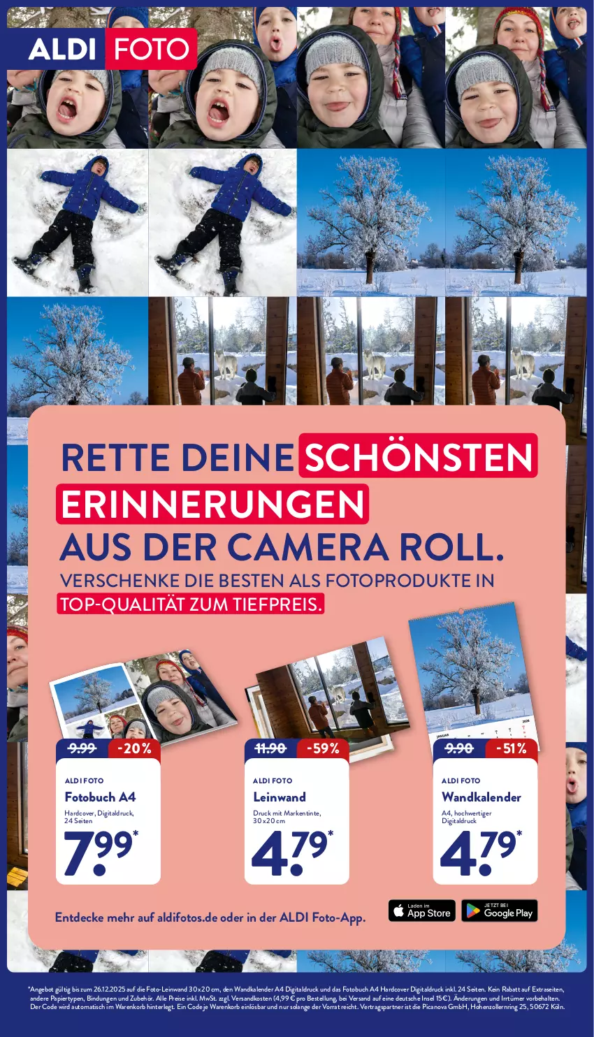 Aktueller Prospekt Aldi Nord - Von Montag - von 10.11 bis 15.11.2025 - strona 38 - produkty: aldi, angebot, auto, buch, decke, eis, Fotobuch, korb, ndk, papier, reis, ring, Ti, tiefpreis, tisch, Wandkalender