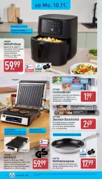 Gazetka promocyjna Aldi Nord - Von Montag - Gazetka - ważna od 15.11 do 15.11.2025 - strona 20 - produkty: ambia, auer, Backfolie, backofen, beutel, Crofton, dell, edelstahl, elle, erde, fritteuse, gin, grill, grillplatte, Heißluftfritteuse, herdarten, kontaktgrill, korb, latte, Mode, Ofen, pfanne, rwe, Sport, spülmaschinen, thermometer, Ti, Tiere, timer, tisch, tischgrill, ZTE