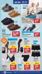 Gazetka promocyjna Aldi Nord - Von Montag - Gazetka - ważna od 15.11 do 15.11.2025 - strona 26 - produkty: Bau, baumwolle, bügel, decksohle, ente, gin, Hausschuhe, hose, lamm, Lammfell, mam, Pants, Retropants, Ria, rum, schuhe, slip, slips, socken, Strumpfhose, Ti, up2fashion, wolle, ZTE